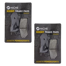 Brake Pad Set for Harley-Davidson Street Rod Glide Front Rear Organic 2 Pack
