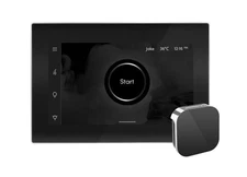 Mr. Steam ISTEAMXBKPC iSteamX Steam Control w/ SteamHead Black x Polished Chrome