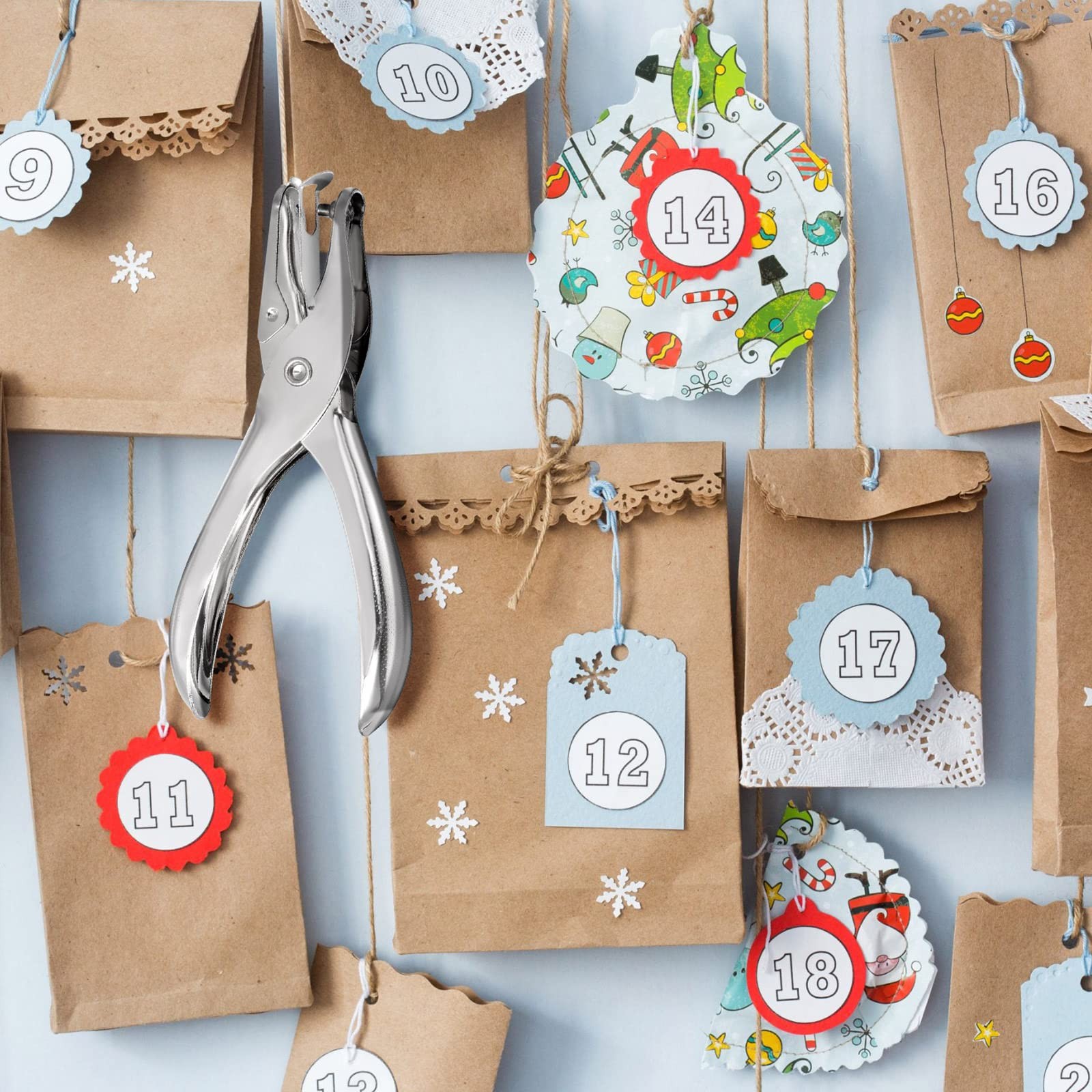 Yexiya 20 Pcs Single Hole Punch Circle Small 1/8 inch One Hole Punch Bulk for...