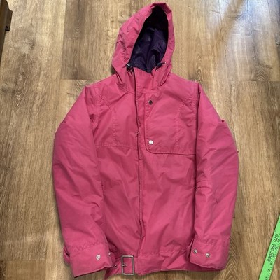 BURTON Mutiny Womens DryRide Insulated Hoodie Ski Jacket Coat Medium Pink *STAIN