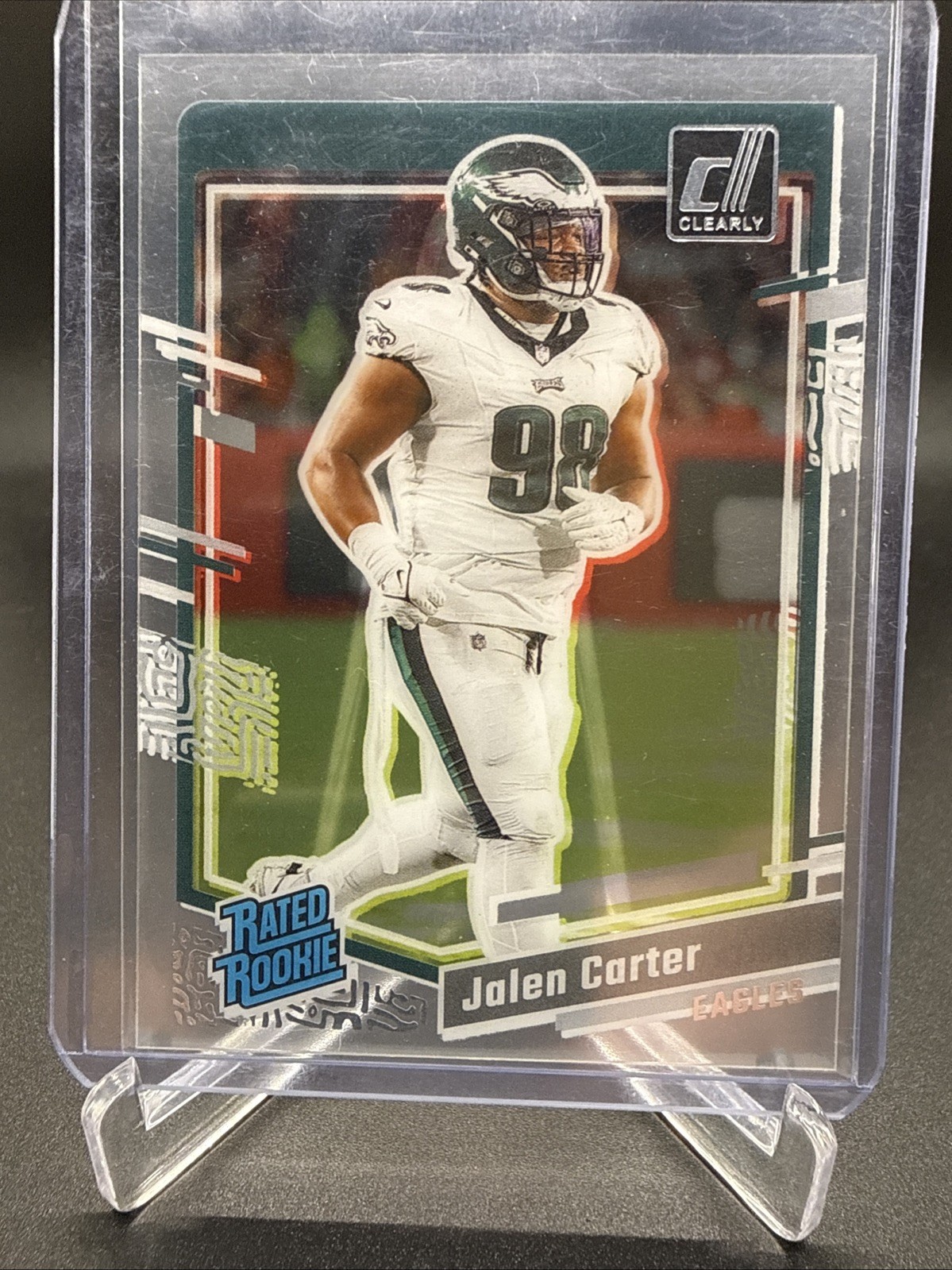 2023 Panini Clearly Donruss - Rated Rookie Jalen Carter #64 (RC)