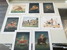 Nursery Room Art Decor For Wall, Unisex, Set Of 8 UNFRAMED 8x10