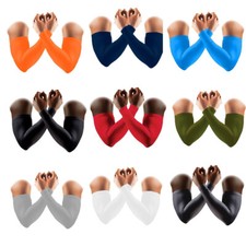 1Pair UV Sun Protection Arm Sleeves for Men  Women UPF 50 Cooling Sports Sleeve