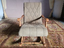 SEDIA A DONDOLO EPOCA 900' MODERNARIATO VINTAGE BUONO STATO