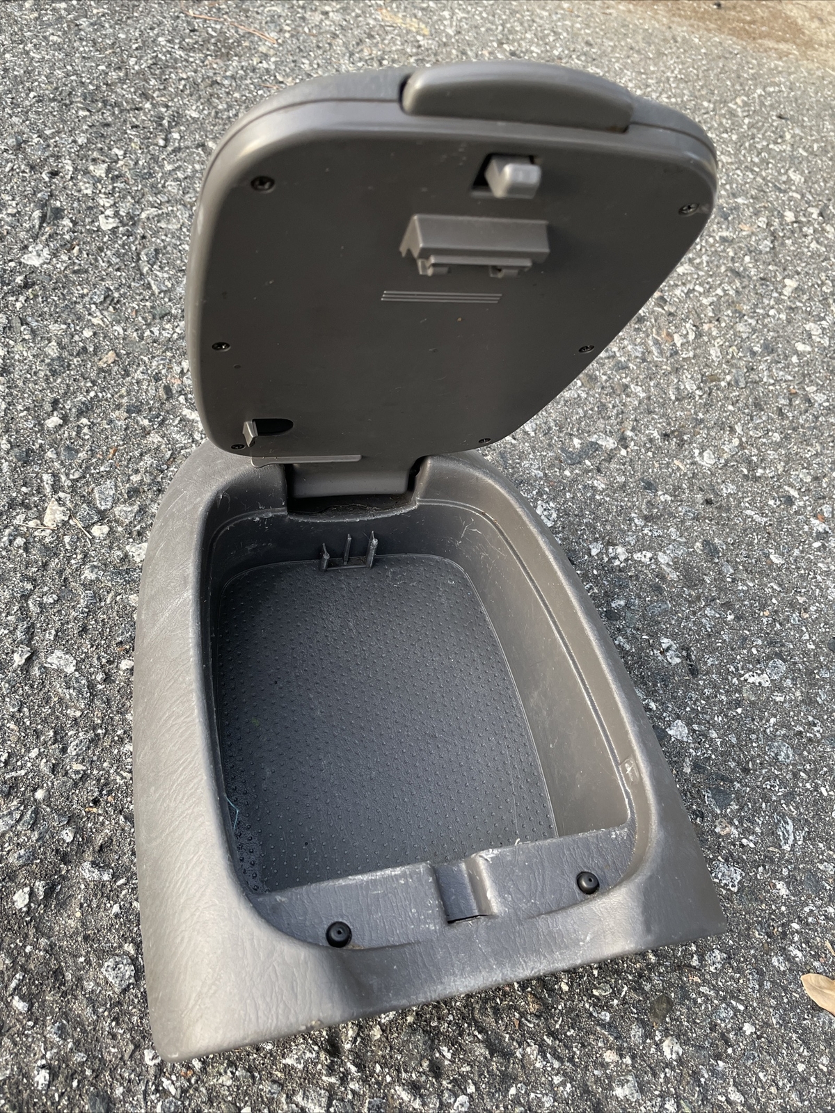 0107 Toyota Sequoia Tundra Center Console Arm Rest Lid Storage Cover Gray eBay