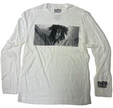 Camiseta BOB MARLEY ONE LOVE EXPERIENCE Unisex BLANCA MANGA LARGA ORIGINAL NUEVA