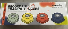 MewooFun Recordable Training Buzzers for Pets - 4 Pack Play - NEW AND SEALED