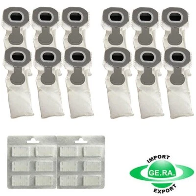 GE.RA. COMPANY SACCHETTI VK7 COMPATIBILI PER SCOPA VORWERK FOLLETTO 12 SACCHETTI + 12 PROFUMINI