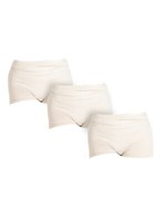 New Pack Of 3 Womens Ladies Plain Underwear High Waist Stretch Boxer Shorts Lot