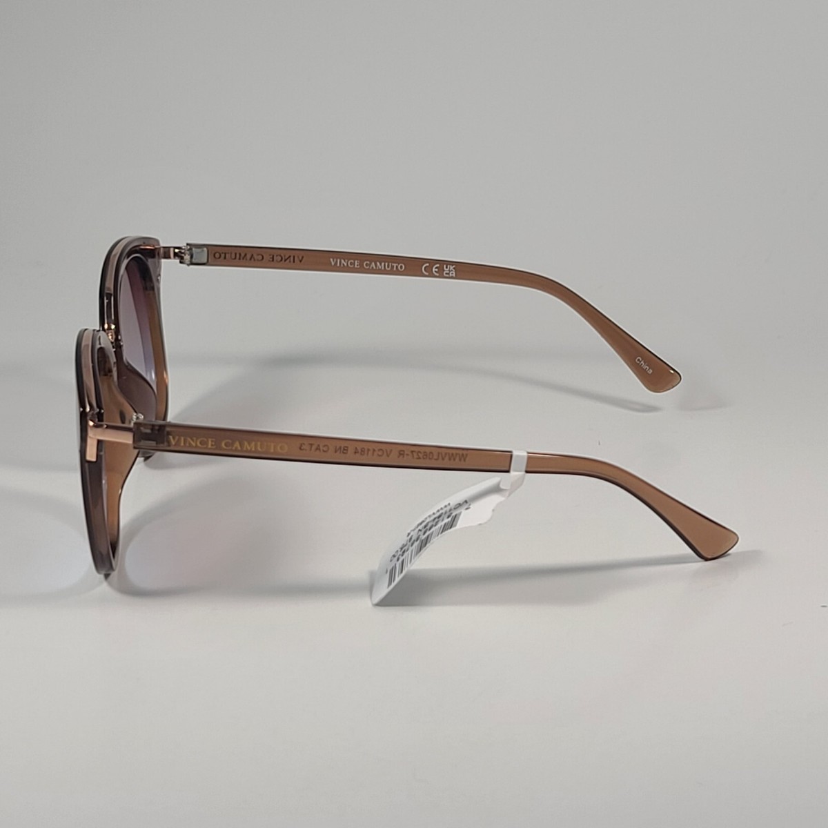 NEW! VINCE CAMUTO Sunglasses Cat-Eye Brown and Gold Metal Frame UV Protection Vince Camuto VC672 Cat Eye Sunglasses - 100% UV Brunei | Ubuy main image 2