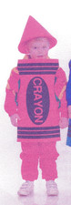 Foam Red Crayon Toddler Child Costume