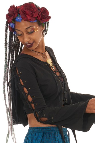 Pixie Top, Psy Trance Clothing, Fairy Top, Psytrance Top, Fae Festival Clothing - 第 17/66 張圖片