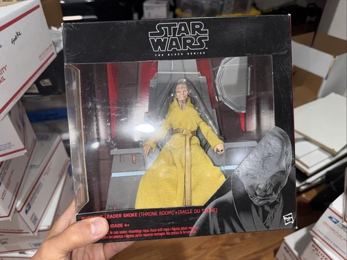 STAR WARS BLACK SERIES SUPREME LEADER SNOKE [THRONE ROOM] 6" ACTION FIGURE (NEW)