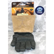 Authentic Yellowstone Leather, Wool made with Kevlar Heat Resistance Grill Glove