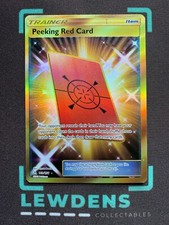 Peeking Red Card - 169/156 - Secret Gold Rare - Ultra Prism - Pokemon Card on eBay