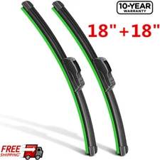 18" & 18" WINDSHIELD WIPER BLADES All Season Premium OEM QUALITY New (Set of 2)