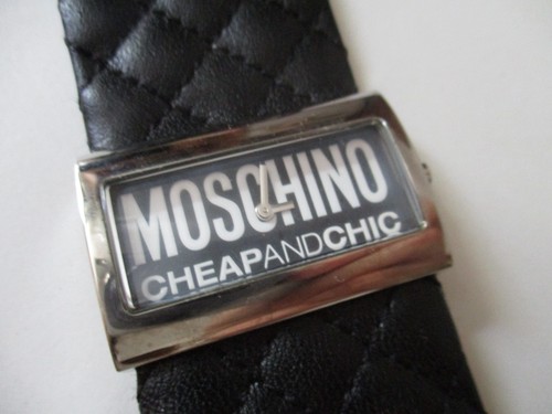 Moschino cheap and chic orologio al quarzo in due varianti bianco o nero |  eBay
