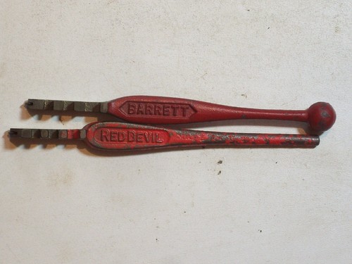 Tool GLASS CUTTER CARBIDE WHEEL CLASSIC RED DEVIL TROJAN VINTAGE - Picture 4 of 7