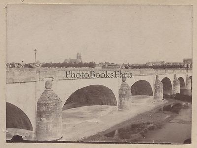 Tours Pont Wilson Kathedrale Saint-Gatien Frankreich Vintage Analog Ca 1900