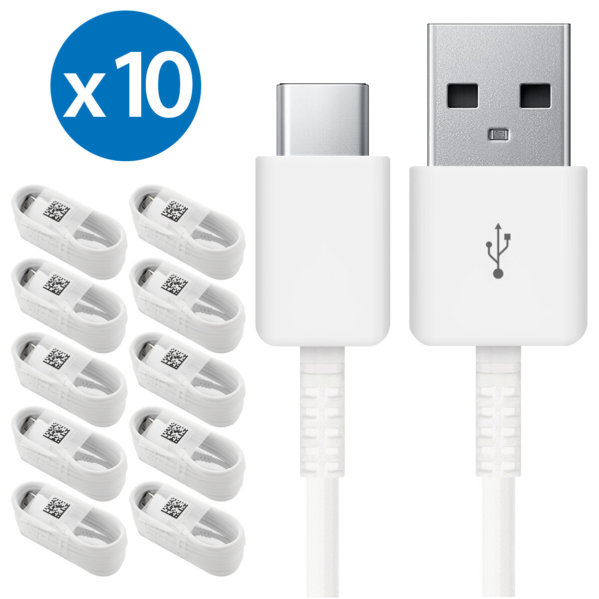10-Pack OEM Samsung USB Type C Fast Charging Cable Galaxy S8 S9
