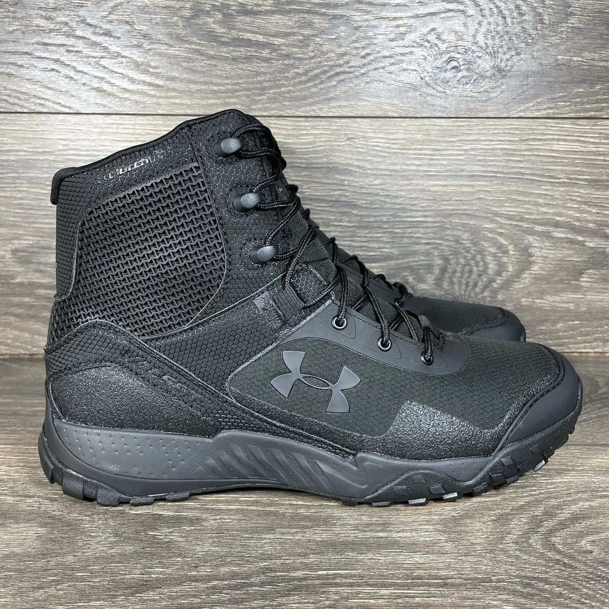 Under Armour Men's UA Valsetz RTS 1.5 Black Military Tactical Combat Boots  New