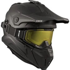 CKX Titan Original Backcountry Helmet Matte Black - Includes 210° Goggles