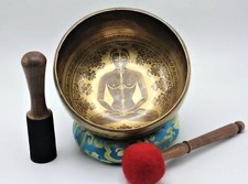 Stunning 8" Tibetan singing bowl, healing bowl, meditation-handmade in Nepal