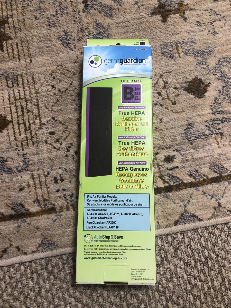 Hepa genuine air purifier replacement filter germguardian sale flt