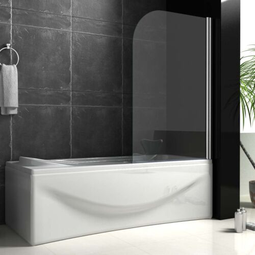 Aica 180?Pivot Glass Over Bath Shower Screen 6mm Easy Clean Panel  800x1500mm - Picture 1 of 6