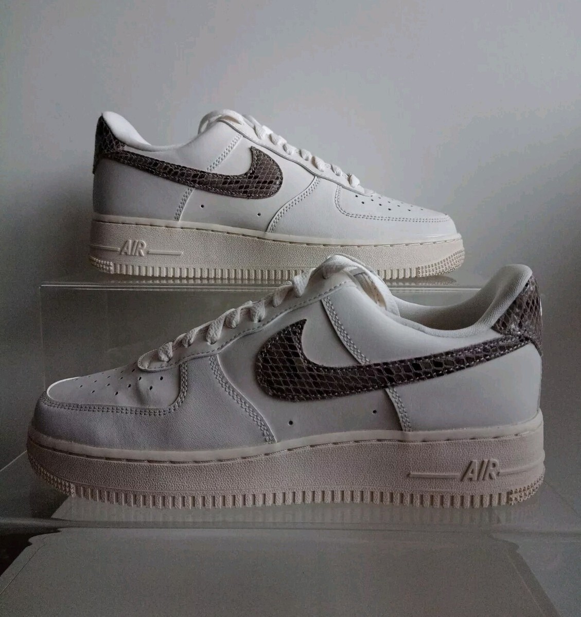 NIKE AIR FORCE 1 '07 ,,Snakeskin'' SIZE UK 6.5 EUR 40.5