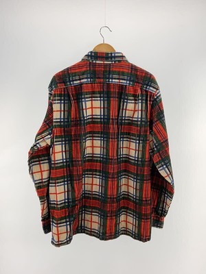 Supreme 22SS/Corduroy Shirt Plaid/Size XL/Corduroy/Multicolor 