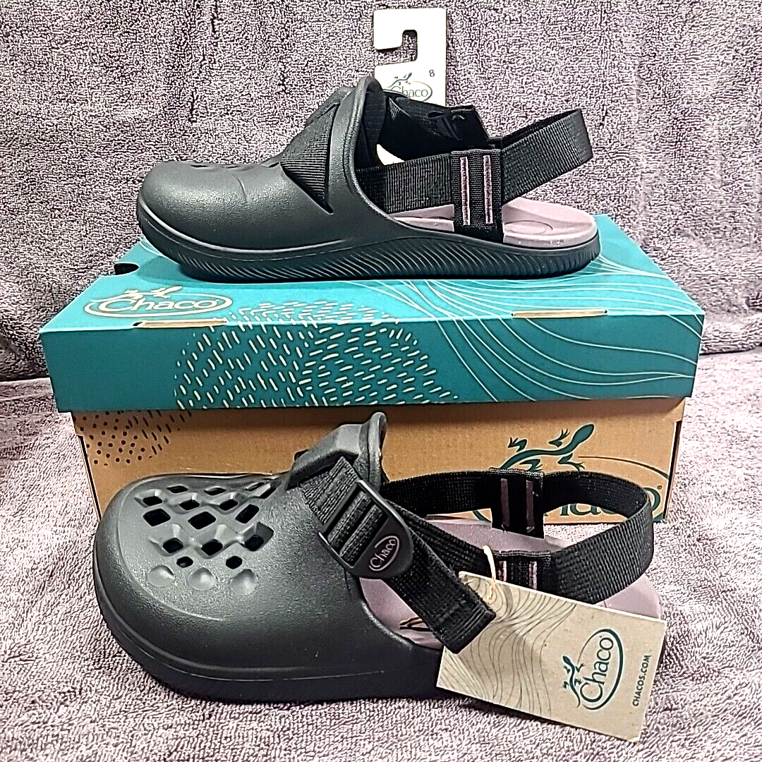 Chaco Chillos Clogs Men\'s Size 13 Black Navy‎ Blue Sandals Adjustable NWT Chaco Chillos Clog Navy Blue Men main image 3