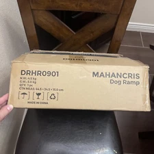 Dog Ramp, 32'' Long Portable Pet Stair Ramp with Non-Slip Rug Surface To 30lbs