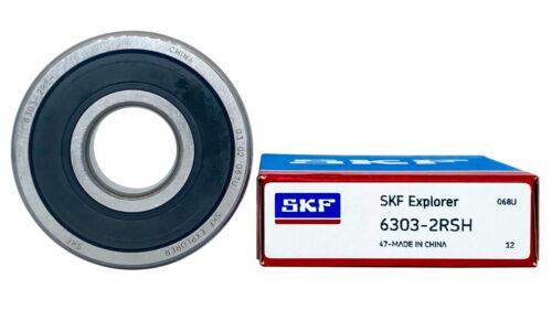 10PACK SKF 6303-2RSH 17X47X14MM Double Rubber Seal Bearings 6303RS - Picture 2 of 4