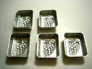 MOLDS, Rectangular, set of 5