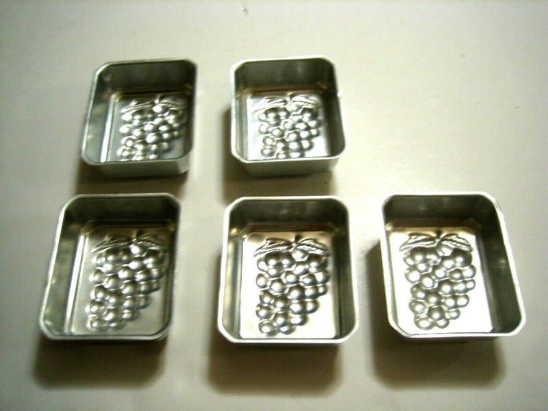 MOLDS, Rectangular, set of 5