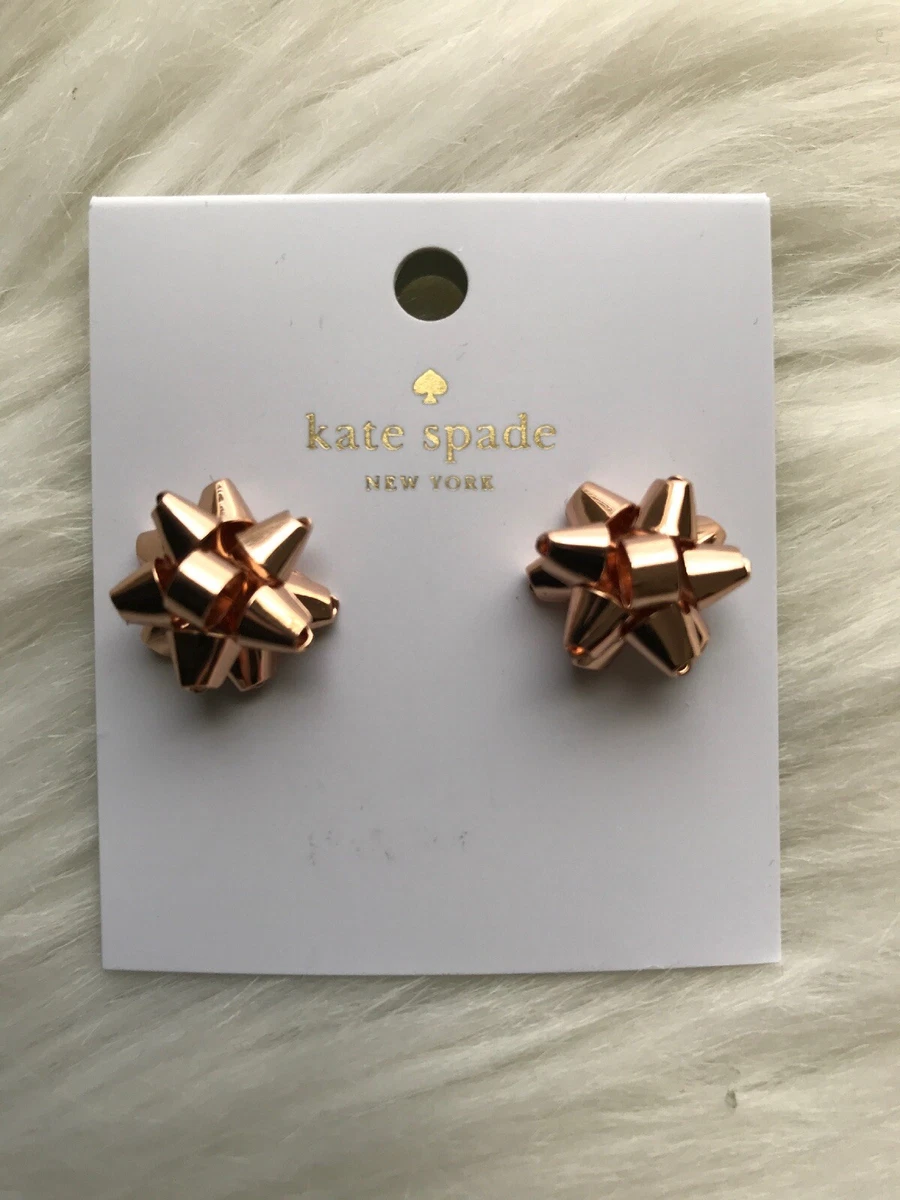 Kate spade earrings rose cheap gold