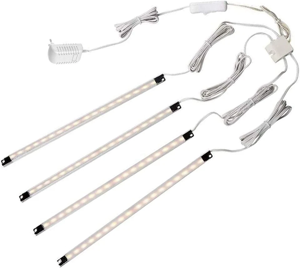 4-Pack Kitchen Light Bar - Warm White - Energy Efficient - Installation - Image 3 of 4