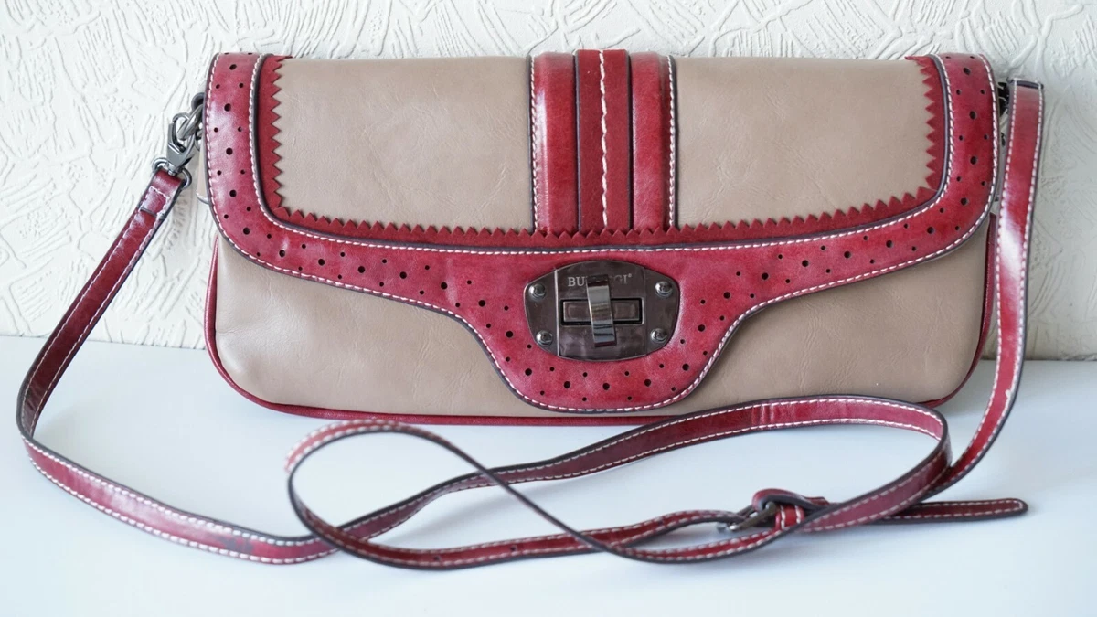 Bulaggi Brown Burgundy Women s Shoulder Bag Used Fashion Stylish