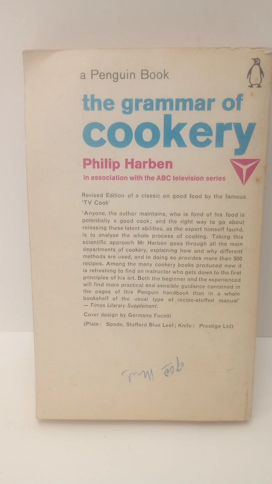 The Grammar Of Cookery - Philip Harben Revised Edition, 1965 Great For New Cooks Foto 3 de 4