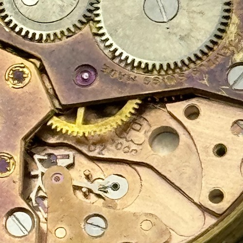 29.9mm Audax Fortis Peseux 7000 Manual Wind Swiss Watch Movement PARTS SPARES - Picture 6 of 19