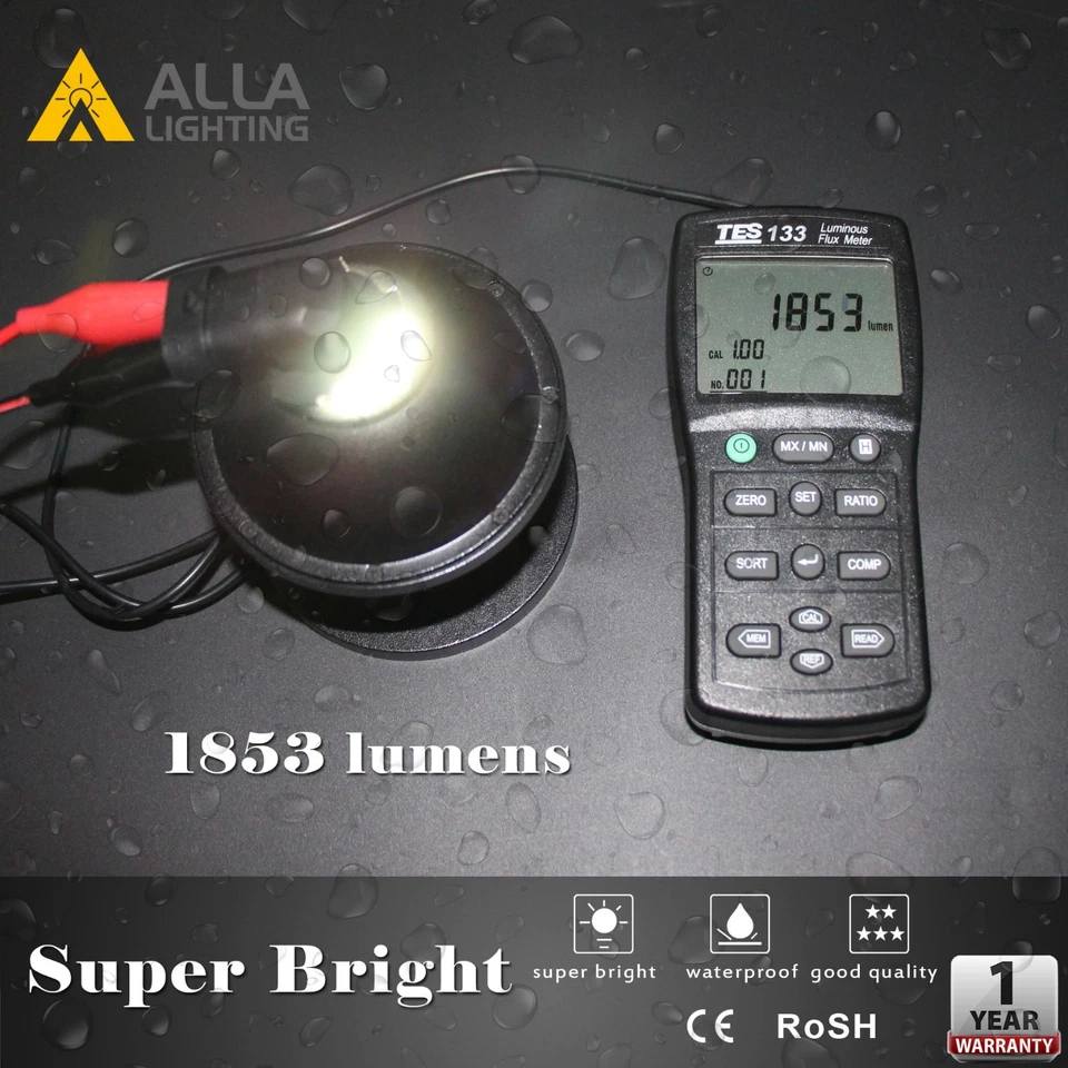 Luz antiniebla LED de conducción Allá Lighting PSX24W 2504|Bombilla DRL 3000K amarillo dorado VS Foto 4 de 4