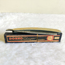 1940 Vintage Dorko Solingen Dritto Rasoio Originale Cartone Box Germania RZ16