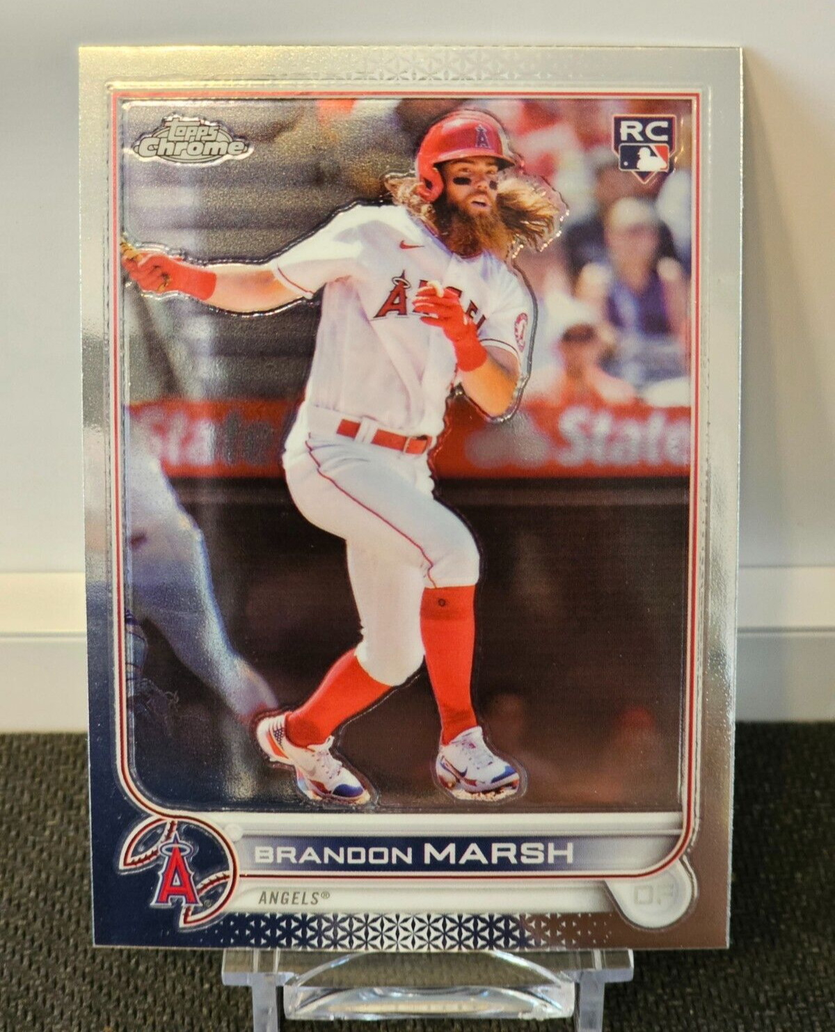 2022 Brandon Marsh Topps Chrome Sonic RC Base #133
