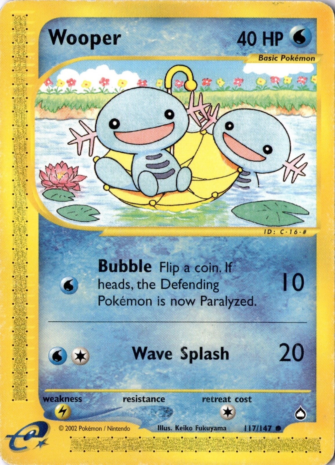 Wooper 117/147 - Aquapolis - Pokemon - MP