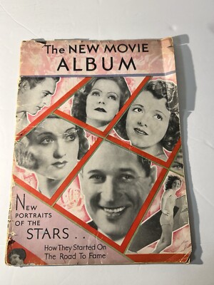 The new movie album Magazine April 1931 Clara bow front cover