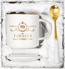 90th Birthday Gifts for Women, Gifts for 90 Year Old Woman, 90 and Fabulous, ...