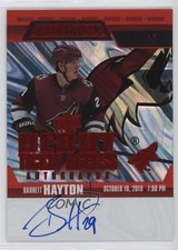 2021 Credentials 2019-20 Debut Ticket Access Red 61/65 Barrett Hayton Auto 5b7