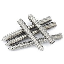 M4/5/6/8-M12 Stainless Steel Wood To Metal Dual Thread Dowel Screws Hanger Bolts