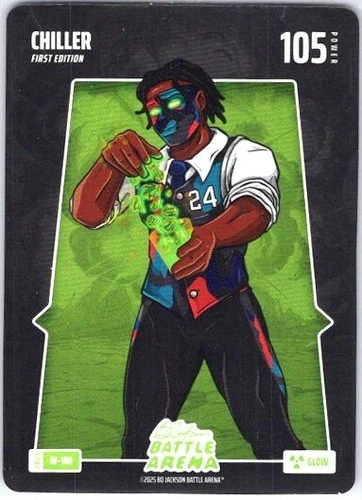 Bo Jackson Battle Arena Chiller Glow Battlefoil SP BF-108 1st Edition
